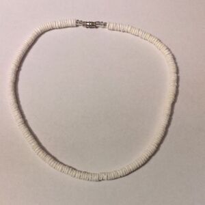 Elegant White Beaded Necklace